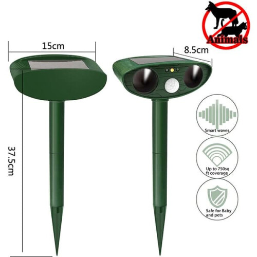 Lightning-themed animal scare device 1