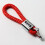Audi key ring braided leather red one size 7