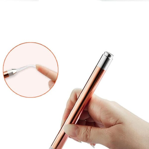 LED earpick earwax removal tool rose gold 2