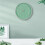 Wall Clock Quartz Silent Round Decorative 12 Inch 4