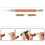 LED earpick earwax removal tool rose gold 6