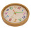 Wall Clock Wood Grain 12 Inch Quartz 3