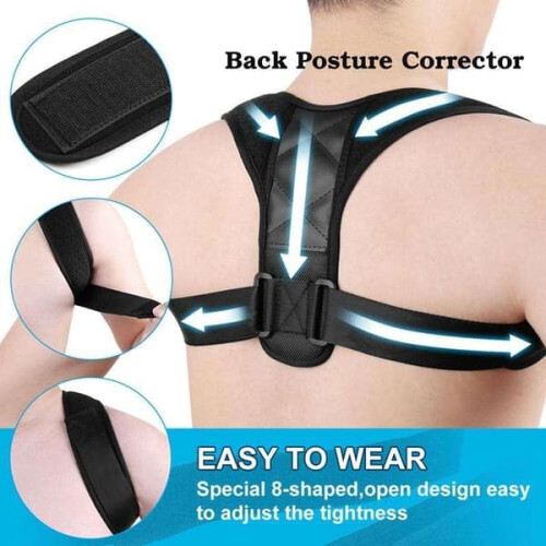 Posture Vest for Correction Black Size L 2