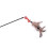 Cat toy with brown feathers 1 piece 4