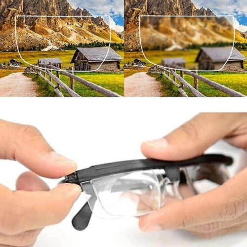 Lunettes à verres correcteurs ajustables, à mise au point variable et à zoom 1