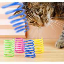 Cat Feather Toys Colorful Plastic 8pcs