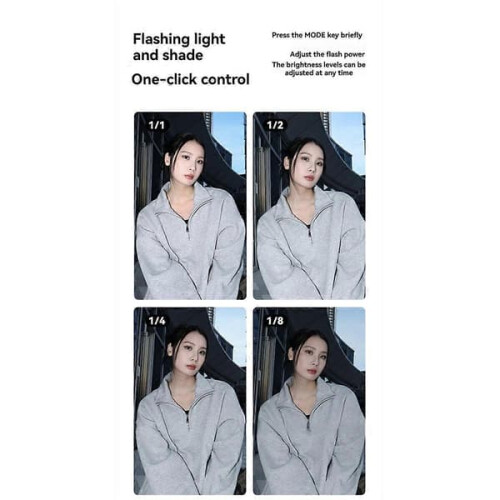 SL01 Camera Flash GN8 6500K 4-Step Adjustment 1
