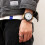 Wristwatch Faux Leather Strap White Beige 2
