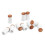 Billiard Cue Tops Snap-On Leather 13mm 25 pcs 2
