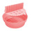 Silicone Air Fryer Baking Pan Round Blue Folding 3
