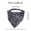 Floral headscarves chiffon elastic 3 pcs 5