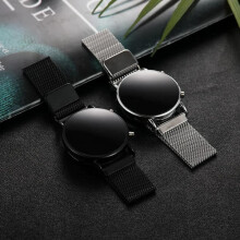 Rose Gold LED Digital Watch for Women Stainless Steel