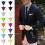 Men's silk satin pocket square solid color 1 piece 2