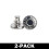 Sew-Free Trouser Buttons Silver Adjustable 10-Pack 8