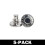 Sew-Free Trouser Buttons Silver Adjustable 1 Pack 8