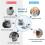 Squeaking Fish Cat Toy Rechargeable Silver 1pc 5