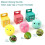Cat Ball Toys Fluffy Plush Interactive Chirping 3-Pack 6