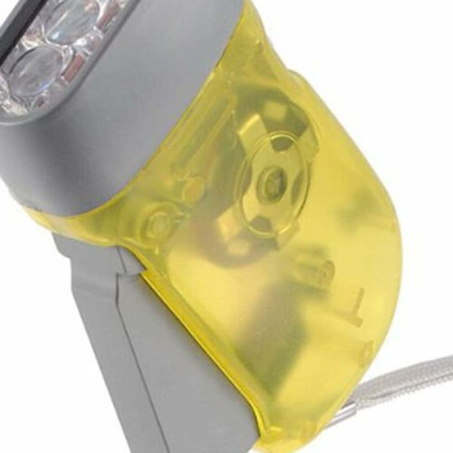 LED hand crank flashlight for camping 3-pack 2