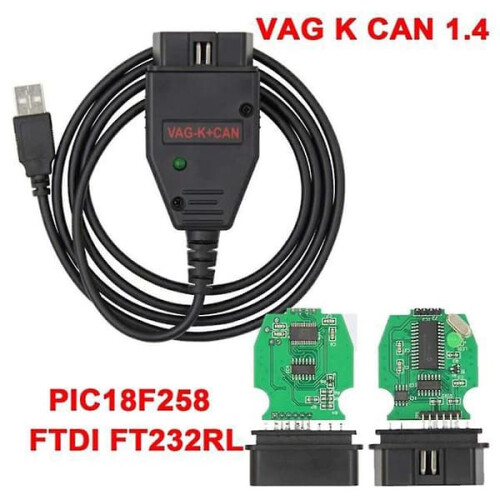 K+ Can Commander OBD2 Scanner USB Cable 1.4 Chip 1