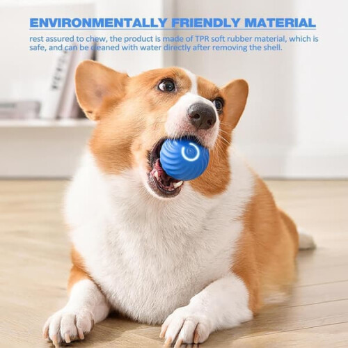 Self-Rolling Dog Ball with 2 Modes and Replaceable Shell 2