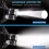 LED headlamp rechargeable 30W black 4