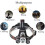 LED headlamp rechargeable 30W black 5