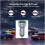 Fast Charger PD Type-C and QC 3.0 Car Adapter Silver 2