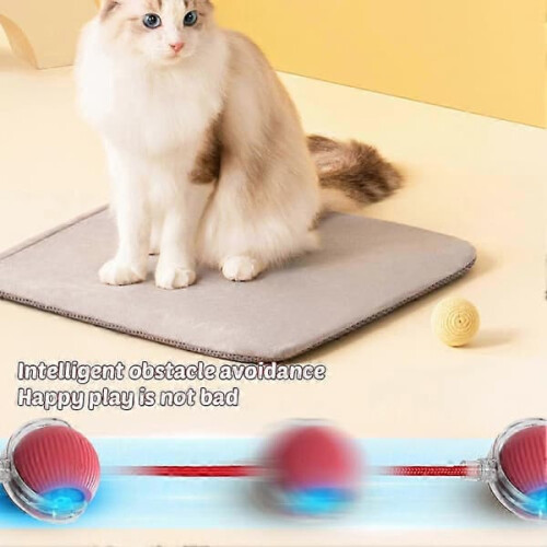 Automatic Cat Ball Toy with Obstacle Avoidance Green 1