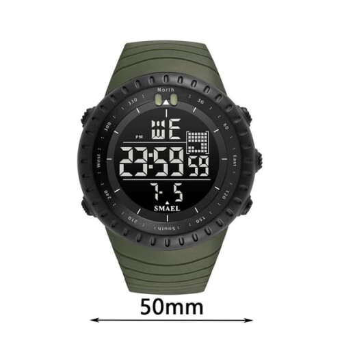 LED digital wristwatch orange 1 piece 2