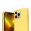 iPhone 13 Pro Max silicone case yellow 3
