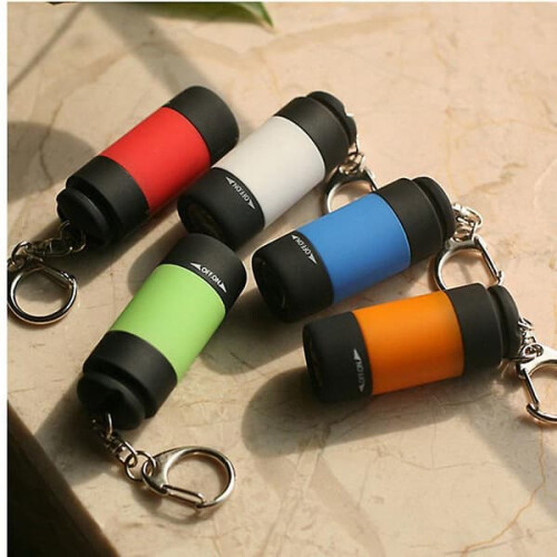 Mini USB Rechargeable LED Flashlight Keychain 5-Pack 1