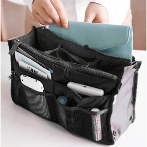 Handbag Set Black One Size 1