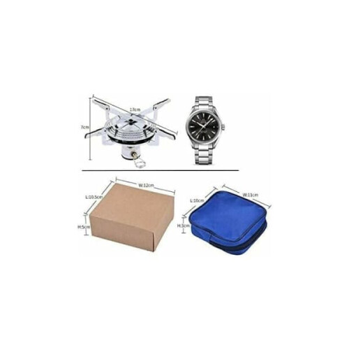 Portable camping gas stove manual ignition single burner 2