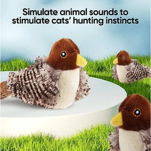 Interactive Cat Toy with Simulated Birdsong 147 cm 2