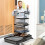 Foldable luggage shelf black 7