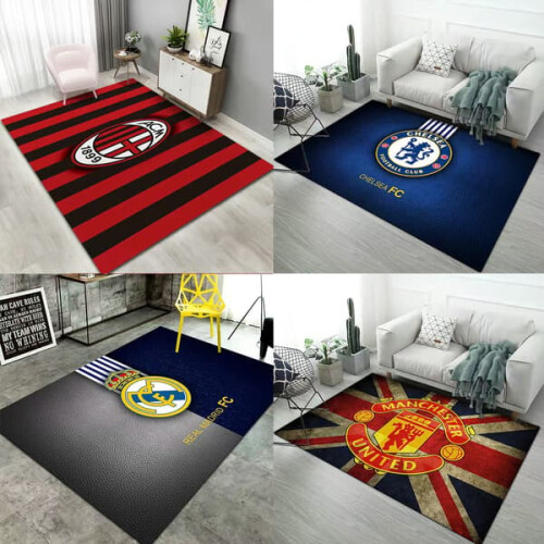 Vintage square rug soft non-slip high absorbency 1 pcs 2