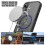 iPhone 16 case MagSafe compatible matte black 4