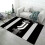 Vintage square rug soft non-slip high absorbency 1 pcs 5