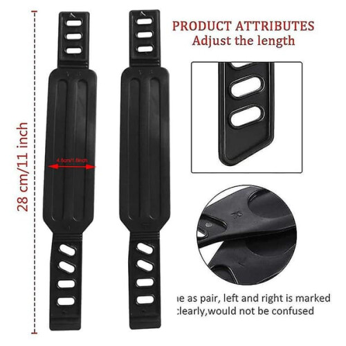 Exercise Bike Pedal Straps Universal 2-Pack 1
