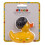 Rubber Duck Bath Toy Squeaky Multi-Color 6