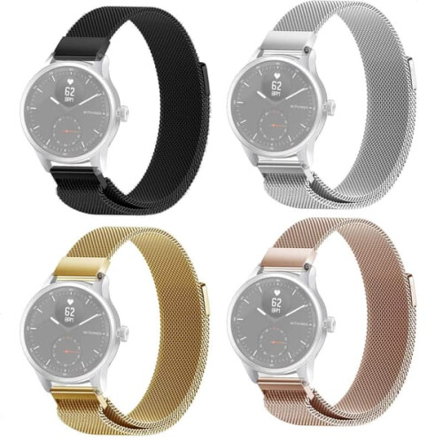 SKALO Milanese Loop για Withings ScanWatch42mm - Περισσότερα χρώματα Ροζ χρυσό 2