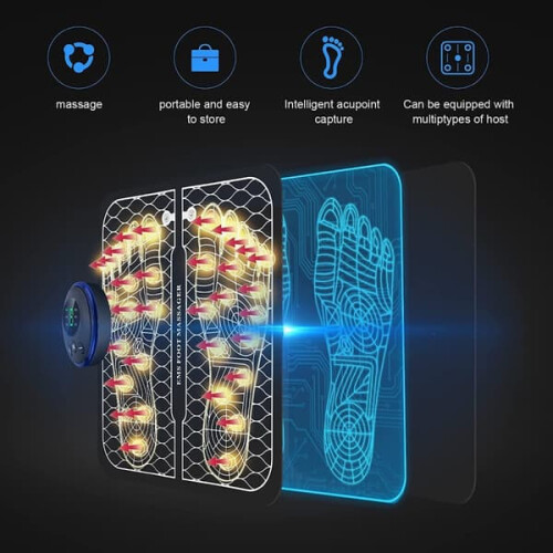 EMS Foot Massager Pad for Reflexology and Acupoint 1