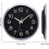 Luminous Wall Clock Silent Sweep 12 Inch Silver 2