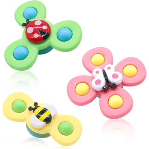 Fidget Spinner with Suction Cup 3-Pack 1