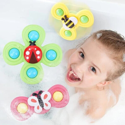 Fidget Spinner with Suction Cup 3-Pack 2