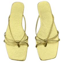 Sandálias femininas tipo chinelo com sola antiderrapante e confortável.