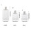 Återfyllningsbara flaskor Förpackningspåse 100 ml 100 ml 100 ml 2