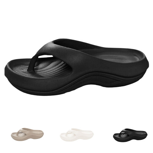 Women's orthopedic shower sandals with arch support and