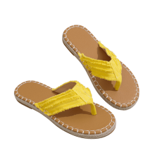 Flip-flops casual pentru femei, tip espadrilă, antiderapante, cu căptușeală moale