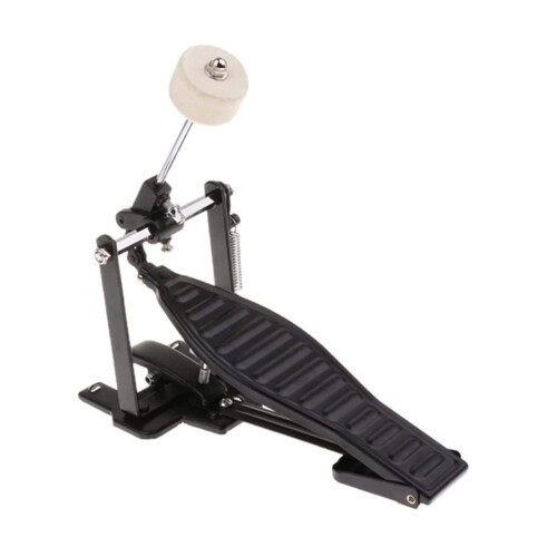 Bass Drum Pedal with Wool Beater Single Spring